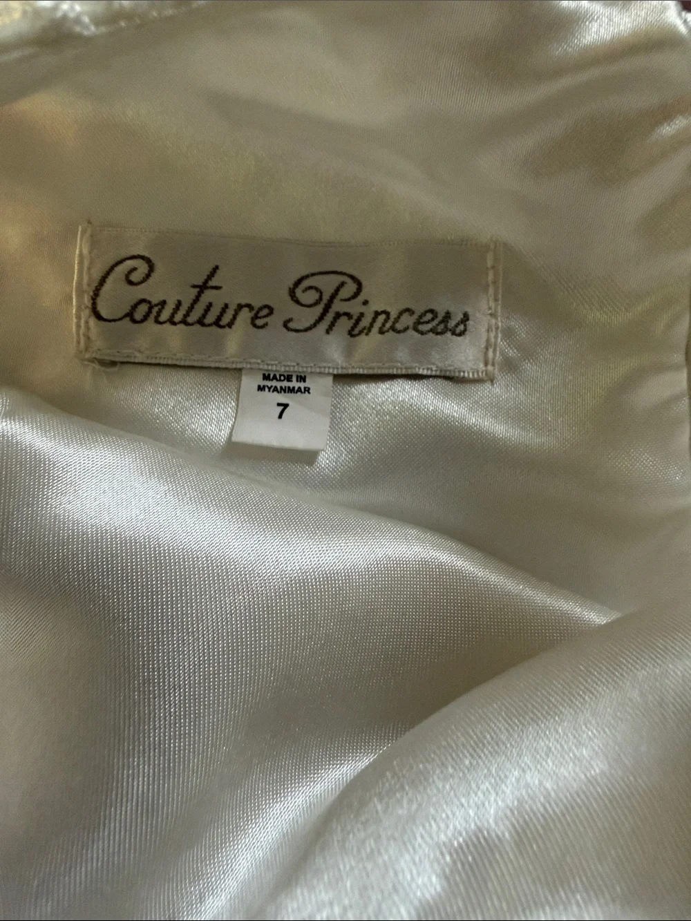 Couture Princess White Sleeveless Layered Pink Tulle Tiers Ballet Dress Formal